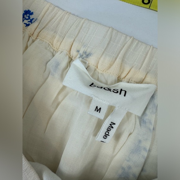 Ba&sh Londer Midi Skirt Bandana Print Ecru Cream / Blue Sz M/US 6 NWT - Picture 8 of 13